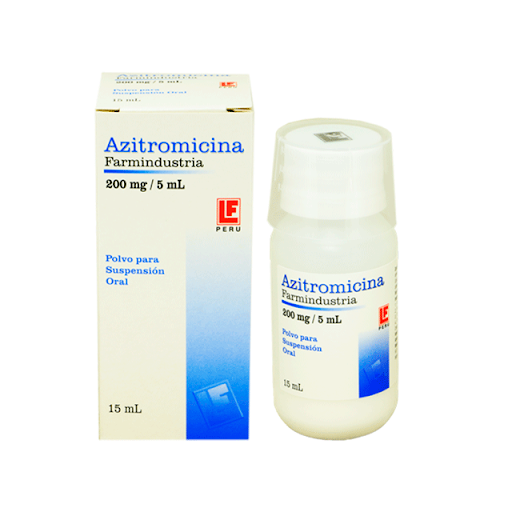 AZITROMICINA 200MG/5ML SUSP X 15 ML...venta x 1unidad