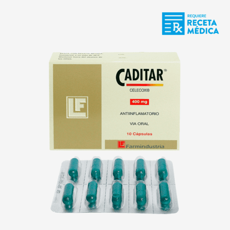 CADITAR 400MG X 10CAPS...venta x 1unidad