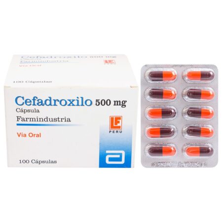 CEFADROXILO 500 MG X 100 CAPSULAS...venta x 1unidad