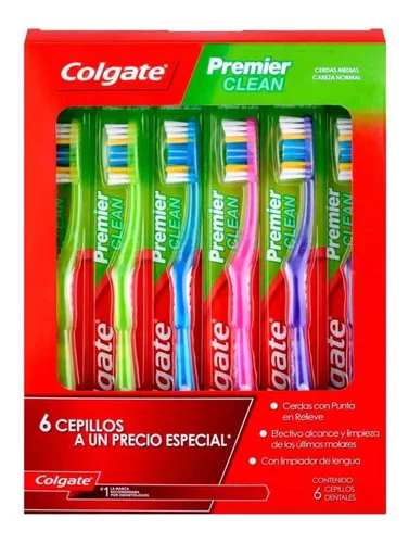 CEPILLO COLGATE MEDIO PREMIER CLEAN...venta x 1unidad