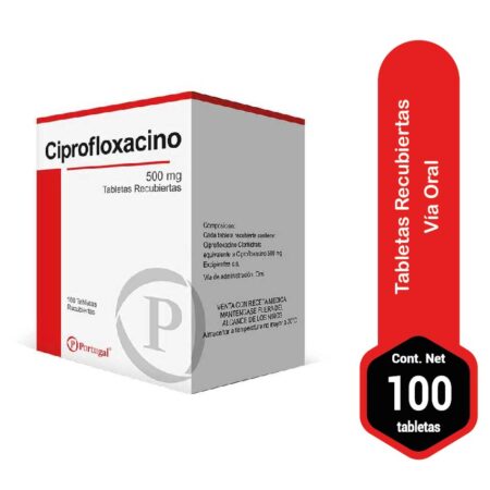 CIPROFLOXACINO 500 MG CAJA X 100 TABLETAS...venta x 1unidad