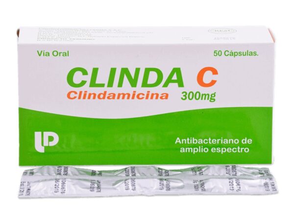 CLINDA C 300 MG CAJA X 100 TABLETAS...venta x 1unidad