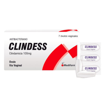 CLINDESS OVULOS CAJA X 7 OVULOS (CLINDAMICINA).............venta x 1unidad