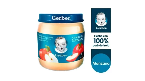 COLADO GERBER SABOR A MANZANA...venta x 1unidad