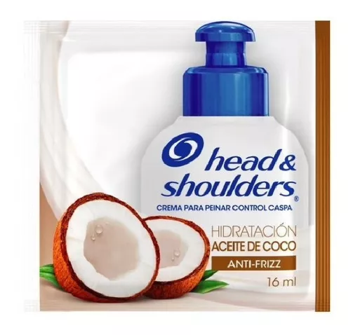 CREMA DE PEINAR HEAD & SHOULDER  aceite de coco CONT.NETO 16 ML...venta x 1unidad