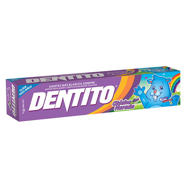 CREMA DENTAL DENTITO SABOR CHICHA MORADA CONT.NETO 85GR...venta x 1unidad