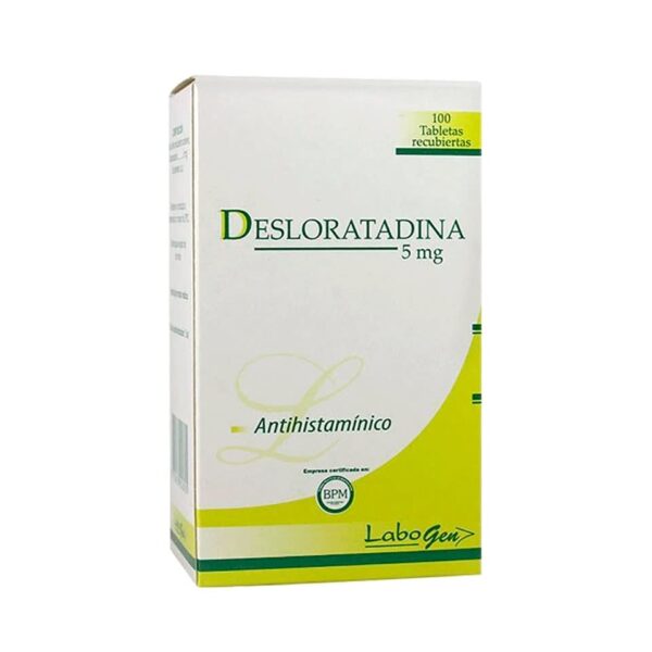 Desloratadina 5 Mg X 100 Tabl...venta X 1unidad