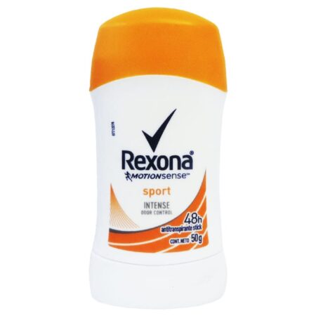 DESODORANTE BARRA REXONA SPORT INTENSE ODOR CONTROL CONT.NETO 50 GR...venta x 1unidad