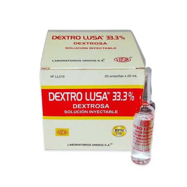 Dextrosa 33.3% X 20 Ml...venta X 1unidad