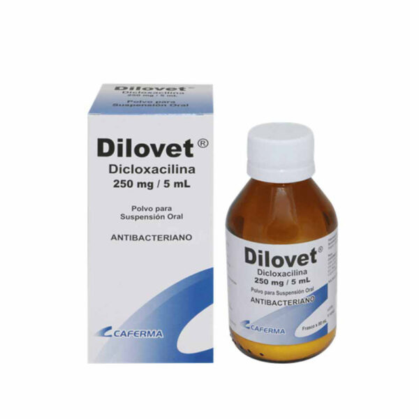 DILOVET (DICLOXACILINA 250 MG/5 ML)...venta x 1unidad