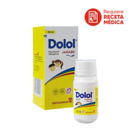 DOLOL JARABE(PARACETAMOL 160 MG/5 ML)...venta x 1unidad