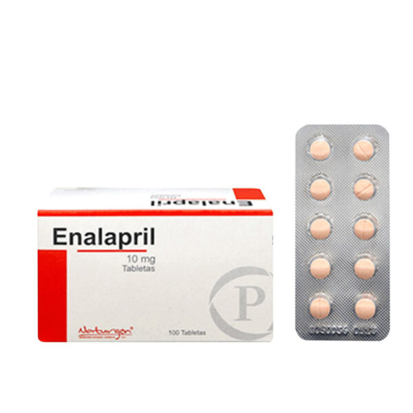 ENALAPRIL 10 MG CAJA X 100 TABLETAS...venta x 1unidad