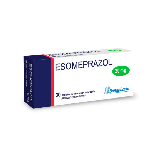 ESOMEPRAZOL 20MG X 30 TABL...venta x 1unidad