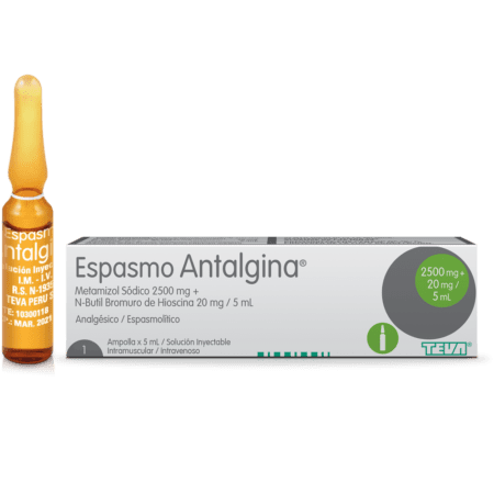 ESPASMO ANTALGINA X 1 AMPOLLA...venta x 1unidad