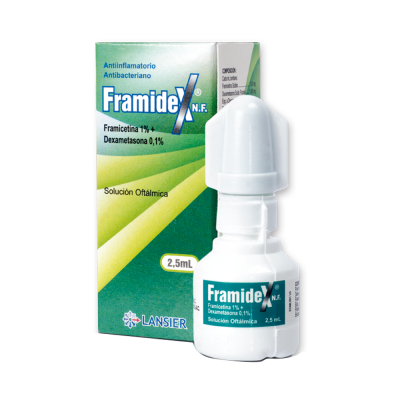 FRAMIDEX SOLUCIÓN OFTALMICA CONT.NETO 2.5ML...venta x 1unidad