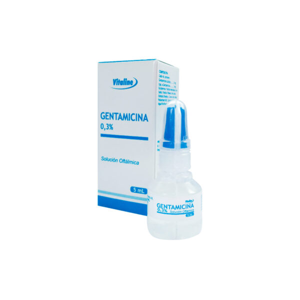 GENTAMICINA GOTAS DE 0.3% CONT .NETO 5 ML...venta x 1unidad