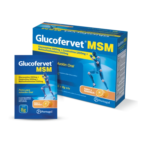 GLUCOFERVET M.S.M CAJA X 30 SOBRES...venta x 1unidad