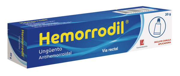 HEMORRODIL OXIDO DE ZINC + MENTOL 5% +0.25%...venta x 1unidad