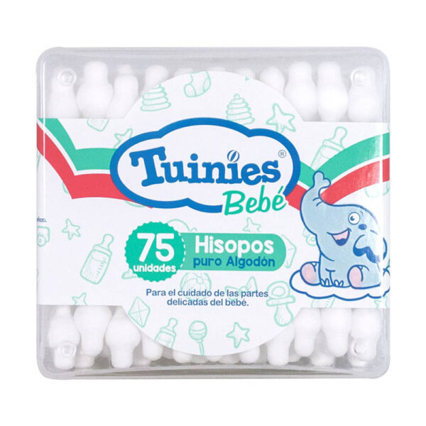 HISOPOS TUNIES BEBE X 75 UNIDADES...venta x 1unidad