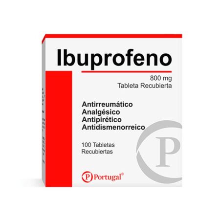 IBUPROFENO 800 MG X 100 TABLETA...venta x 1unidad