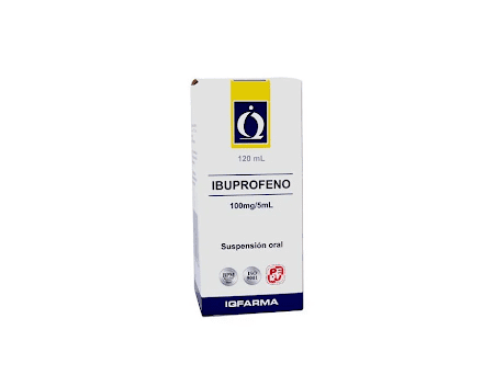 IBUPROFENO JARABE 100 MG/5ML X 120ML...venta x 1unidad