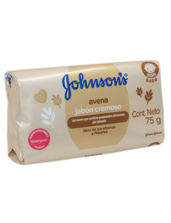 JABÓN JOHNSONS AVENA CONT.NETO 75 GR..................VENTA X UNA UNIDAD