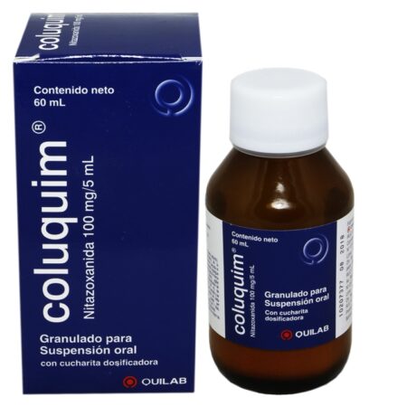 JARABE COLUQUIM (NITAZOXANIDA 100 MG/5ML)...venta x 1unidad