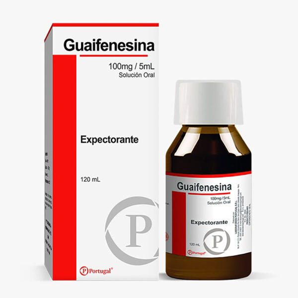 JARABE GUAIFENESINA 100 MG/5ML X 120 ML...venta x 1unidad