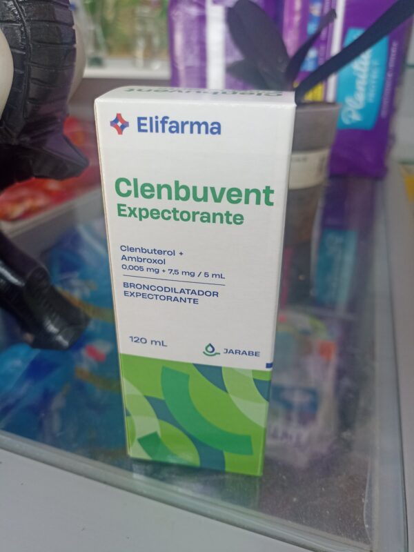 CLENBUVENT EXPECTORANTE JARABE CONT.NETO 120 ML...venta x 1unidad