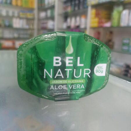 Bel Natur Jabon De Glicerina Adulto Aloe Vera Con.neto 90 G........venta X 1unidad