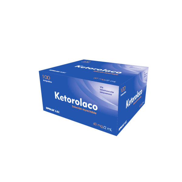 KETEROLACO EN AMPOLLA 60 MG/2ML...venta x 1unidad