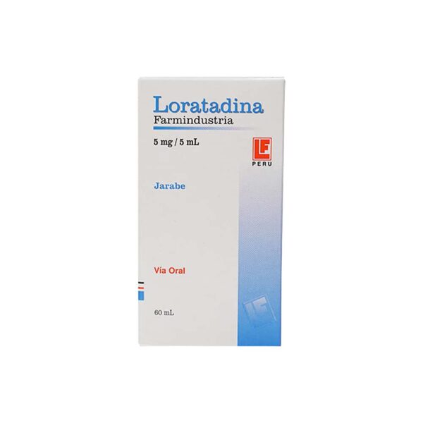 LORATADINA 5MG /5ML JBE X 60ML...venta x 1unidad