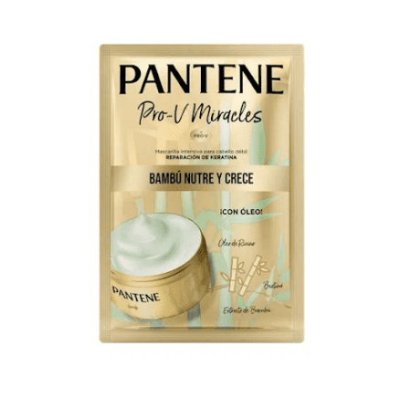 MASCARILLA PANTENE EN SACHET BAMBÚ NUTRE Y CRECE CONT.NETO 30 ML...venta x 1unidad