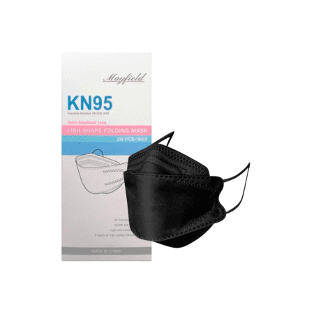 MASCARILLAS KN 95  FISH SHAPE FOLDING MASK CONT. 20 UNIDADES...venta x 1unidad