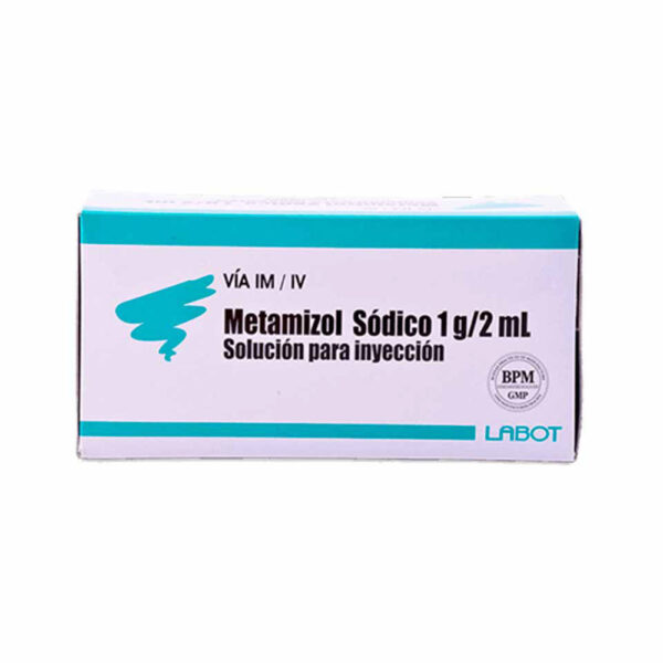 METAMIZOL SODICO AMPOLLA 1 GR/2ML...venta x 1unidad