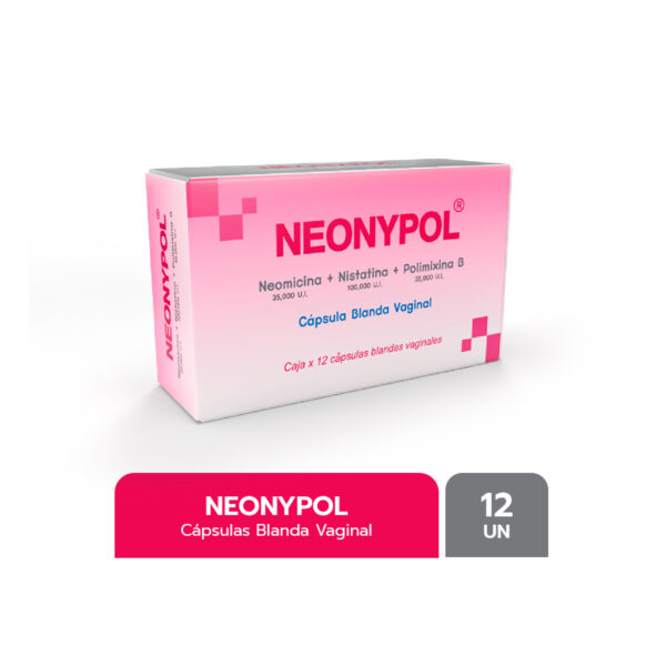 Neonypol Ovulo  Vaginal (neomicina +nistatina+polimixina B)...venta X 1unidad