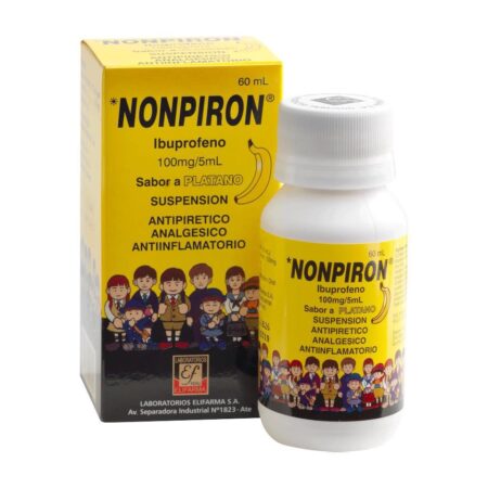 NONPIRON JARABE X 60ML ( IBUPROFENO)...venta x 1unidad