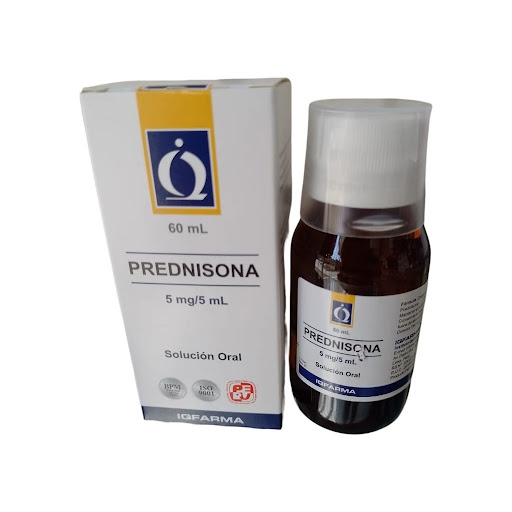 PREDNISONA JARABE 5 MG/5ML CONT.NETO 60 ML...venta x 1unidad