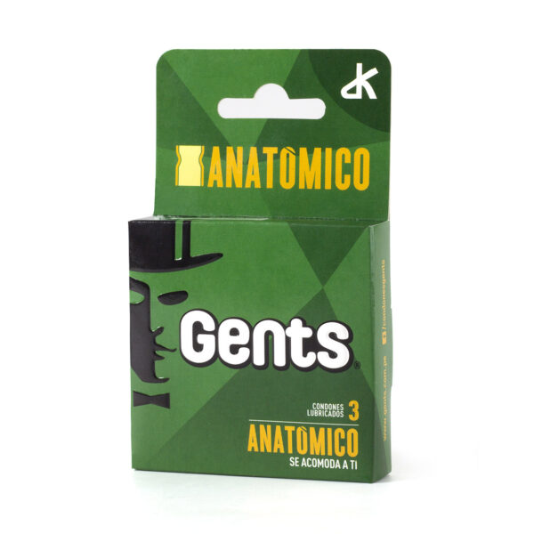 PRESERVATIVO GENTS ANATOMICO...venta x 1unidad