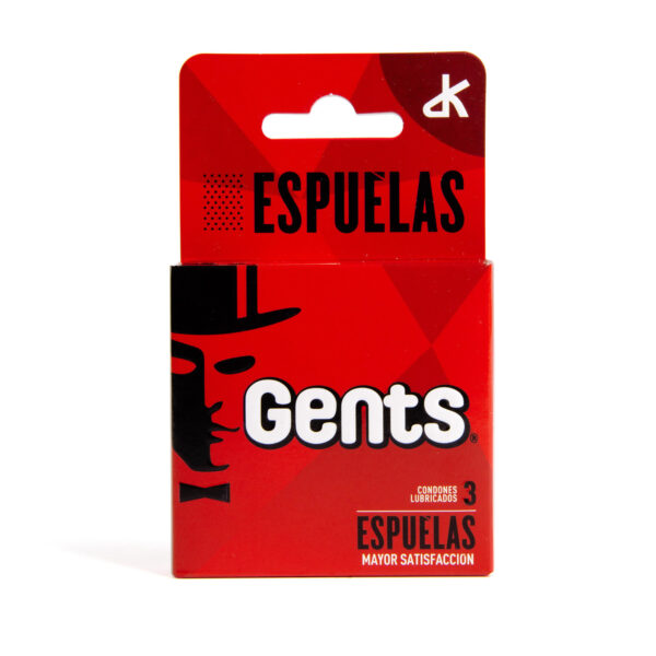 PRESERVATIVO GENTS CON ESPUELAS CAJA X 24 UNIDADES...venta x 1unidad