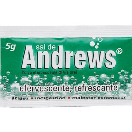 SAL DE ANDREWS    01SACHET X 5 GRS...venta x 1unidad