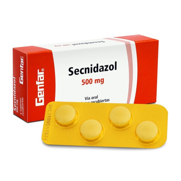 Secnidazol 500 Mg Caja X 4 Tabletas...venta X 1unidad
