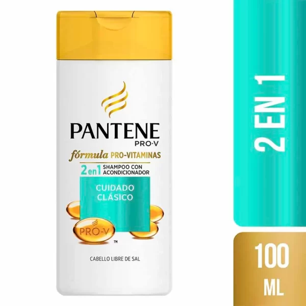 SHAMPOO PANTENE CUIDADO CLÁSICO CONT.NETO 100 ML...venta x 1unidad