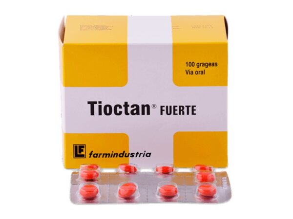 TIOCTAN FUERTE X 100 GRAGEAS...venta x 1unidad