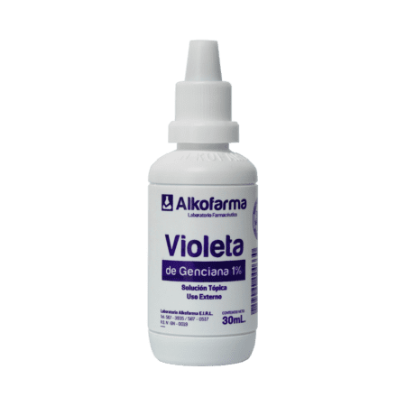 VIOLETA DE GENCIANA X 30 ML...venta x 1unidad