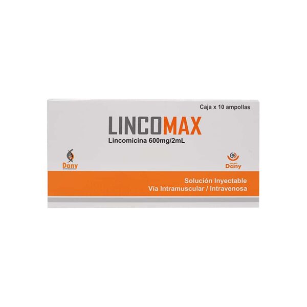 LINCOMAX (LINCOMICINA  600MG/2ML) X 10 AMPOLLAS...venta x 1unidad