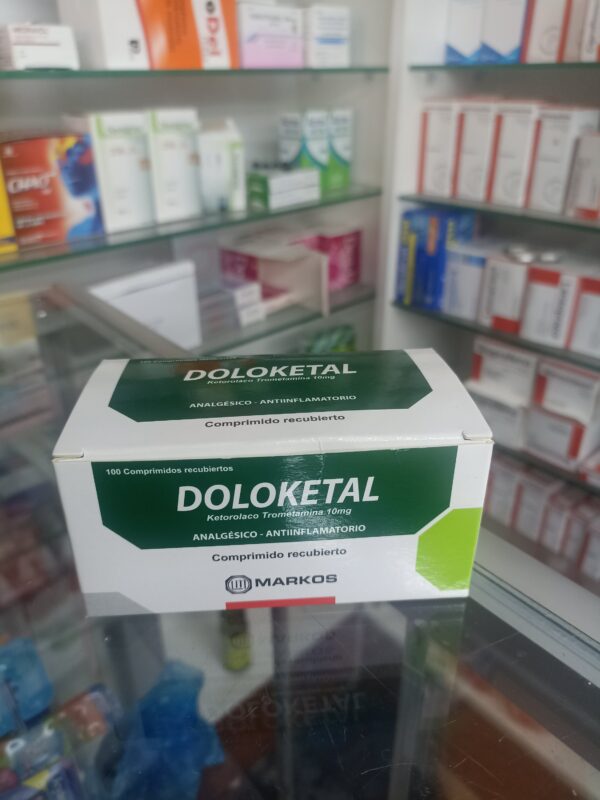 DOLOKETAL 10 MG ( KETOROLACO TROMETAMINA 10 MG)...venta x 1unidad