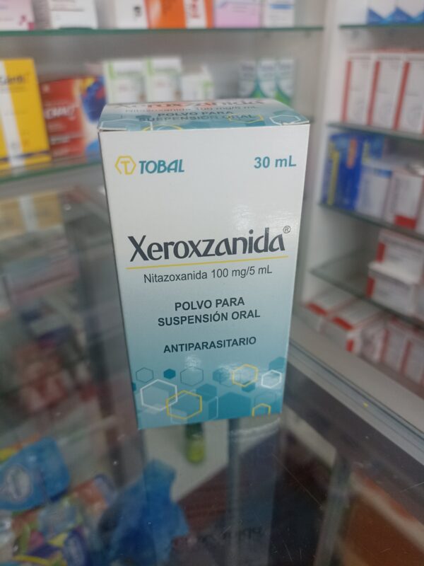 XEROXZANIDA(NITAZOXANIDA 100 MG/5 ML) suspensión...venta x 1unidad