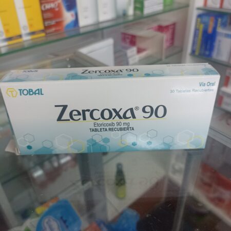 ZERCOXA 90 (ETORICOXIB 90 MG) CAJA X 30 TABLETAS...venta x 1unidad