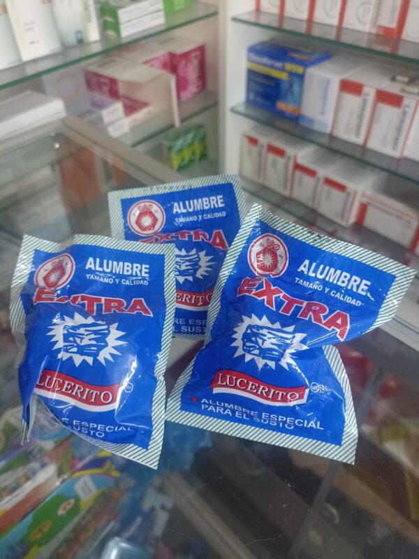 ALUMBRE EXTRA LUCERITO PESO APROX.55 GR...venta x 1unidad